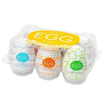 Набір мастурбаторів-яєць Tenga Egg Variety Pack - Standard (6 шт) SX4025 фото