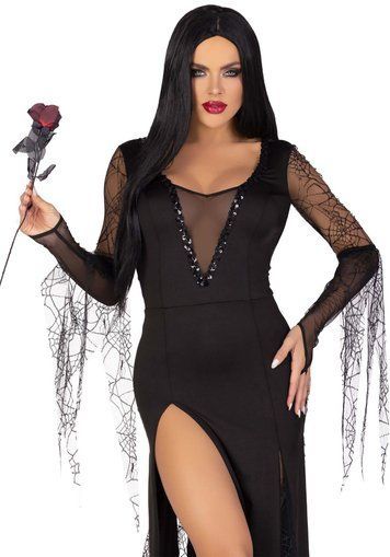 Костюм Мортіші Аддамс Leg Avenue Sexy Spooky Morticia M SO9216 фото