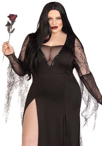 Костюм Мортіші Аддамс Leg Avenue Sexy Spooky Morticia 1X&ndash;2X SO9218 фото