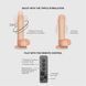 Фалоімітатор з вібрацією і ротацією Strap-On-Me Rotating & Vibrating Realistic Dildo - L - Vanilla SX3504 фото 2