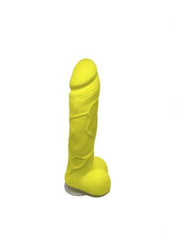 Мило у формі пеніса Чистий Кайф Yellow size L, крафтове мило-член, натуральне SO2644 фото